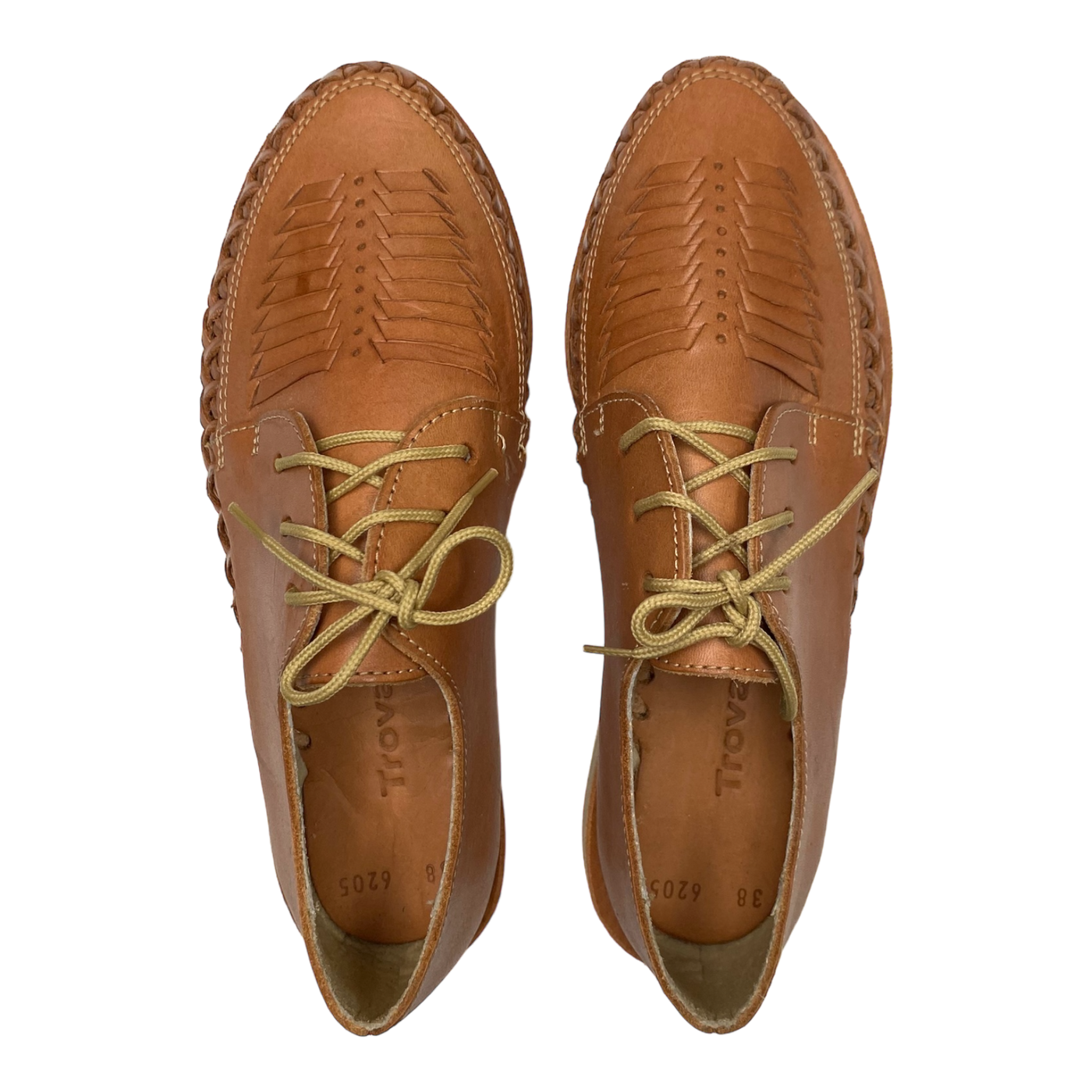 Cano zapata rubber shoes, cognac | 38