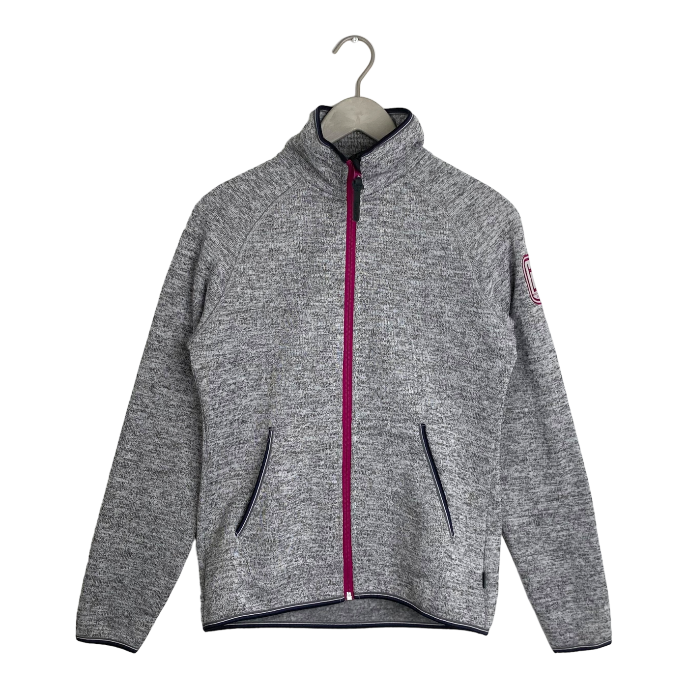 Halti fleece jacket, grey melange | woman 40