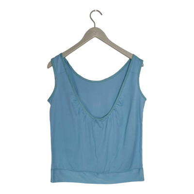 Limo rose open back top, light blue | woman M