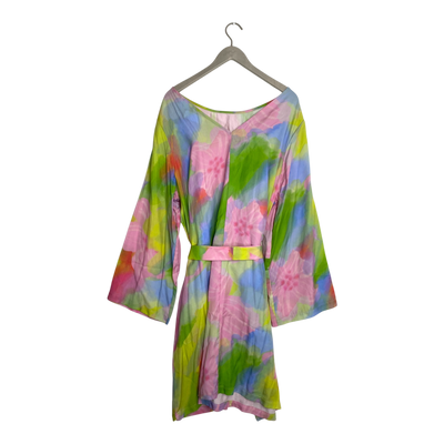 Mainio woven dress, pink bloom | woman XXL