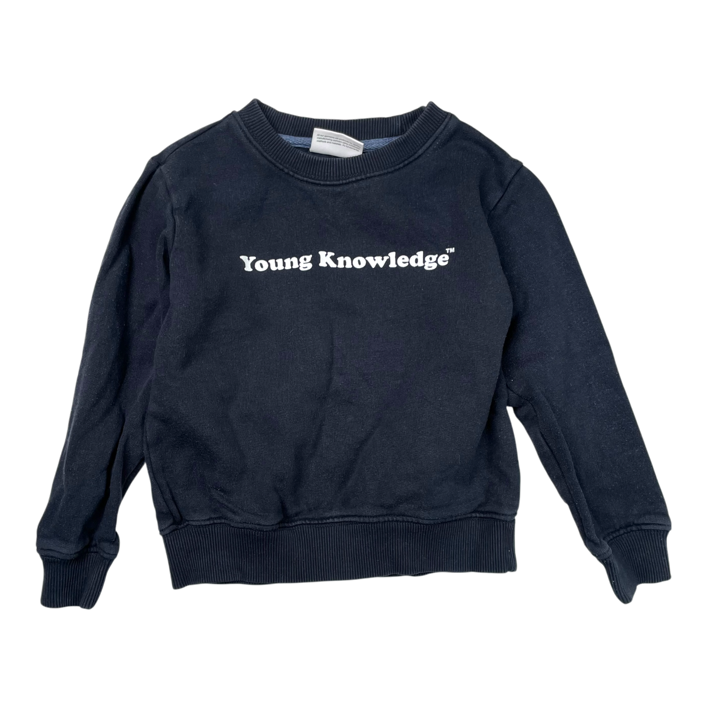 Knowledge Cotton sweatshirt, black | 98/104cm