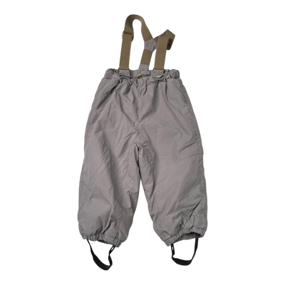 Mini A Ture wilas snow pants, light grey | 92cm