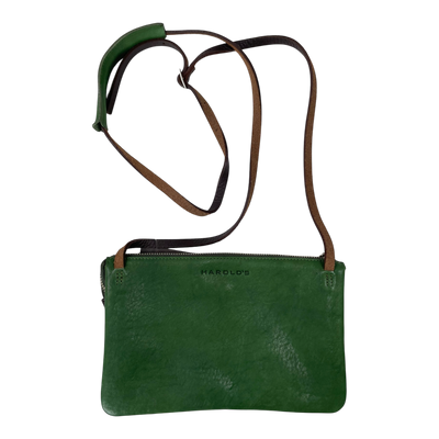 Harold's Bags plain crossbag small, green