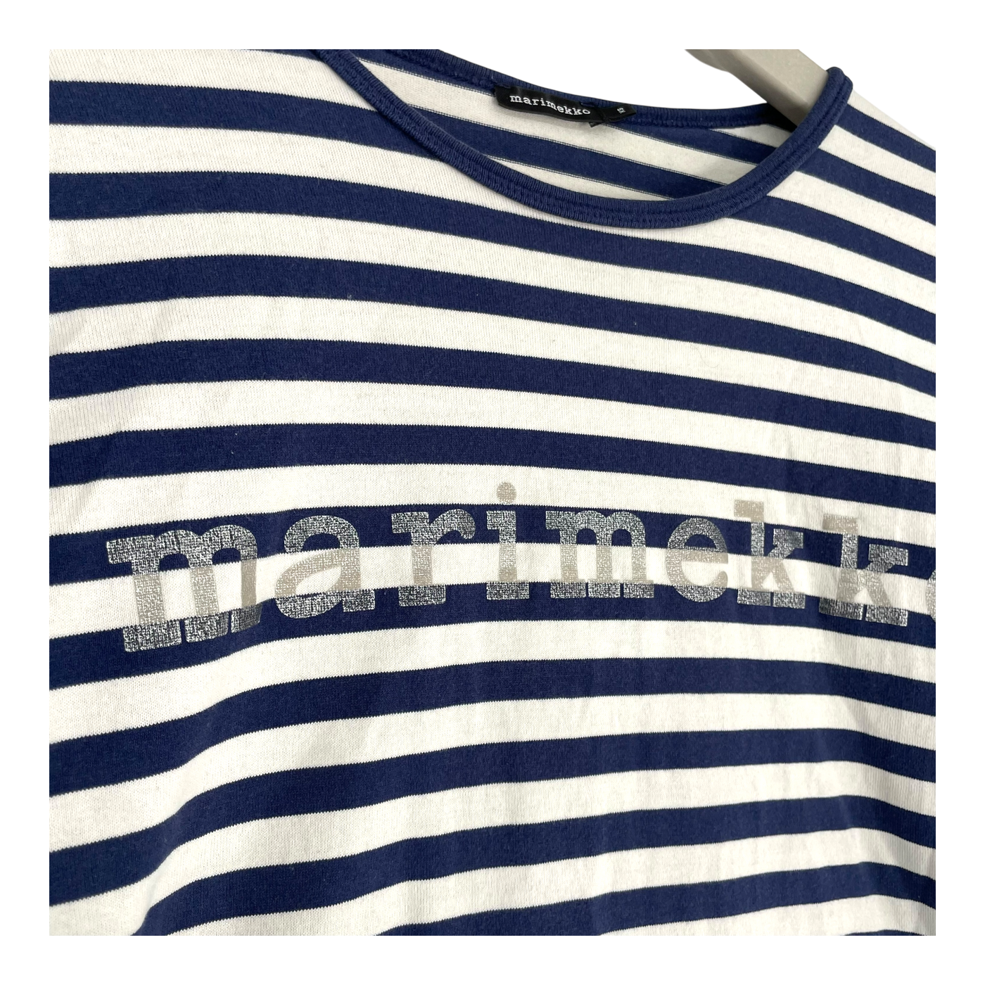 Marimekko stripe shirt, blue | woman XS