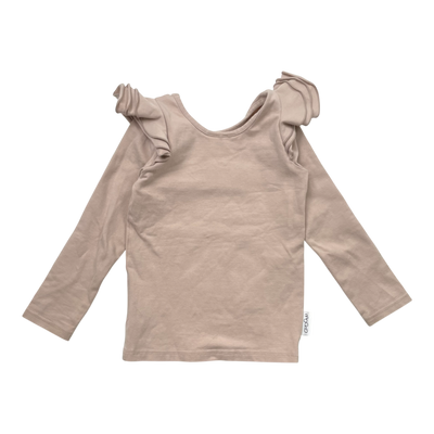 Gugguu frill shirt, misty rose | 86cm