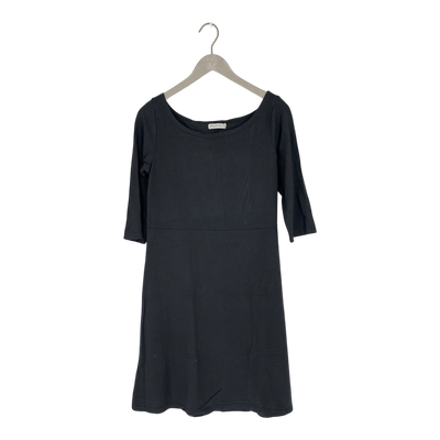 Bypias bamboo tricot dress, dark grey | woman M