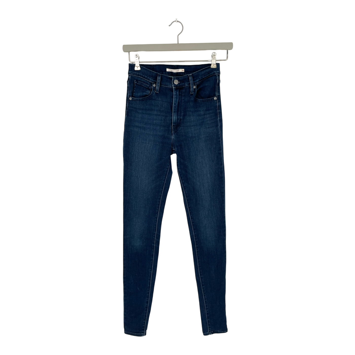 Levi's mile high super skinny jeans, dark denim | woman W26 L32