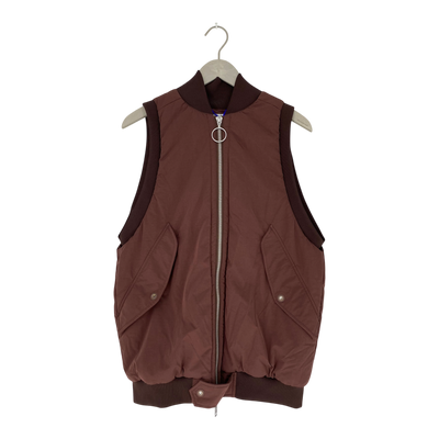 Embassy of Bricks and Logs berlin vest, burgundy | unisex S