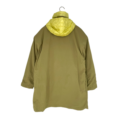 Embassy of Bricks and Logs khari rain coat, green | unisex L