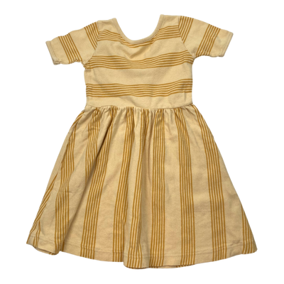 Mainio sweat dress, yellow | 110/116cm