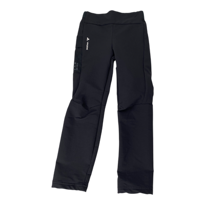 Vaude softshell pants, black | 110/116cm