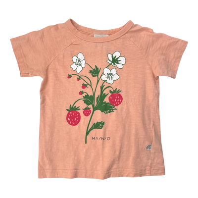 Mainio t-shirt, strawberry | 98/104cm