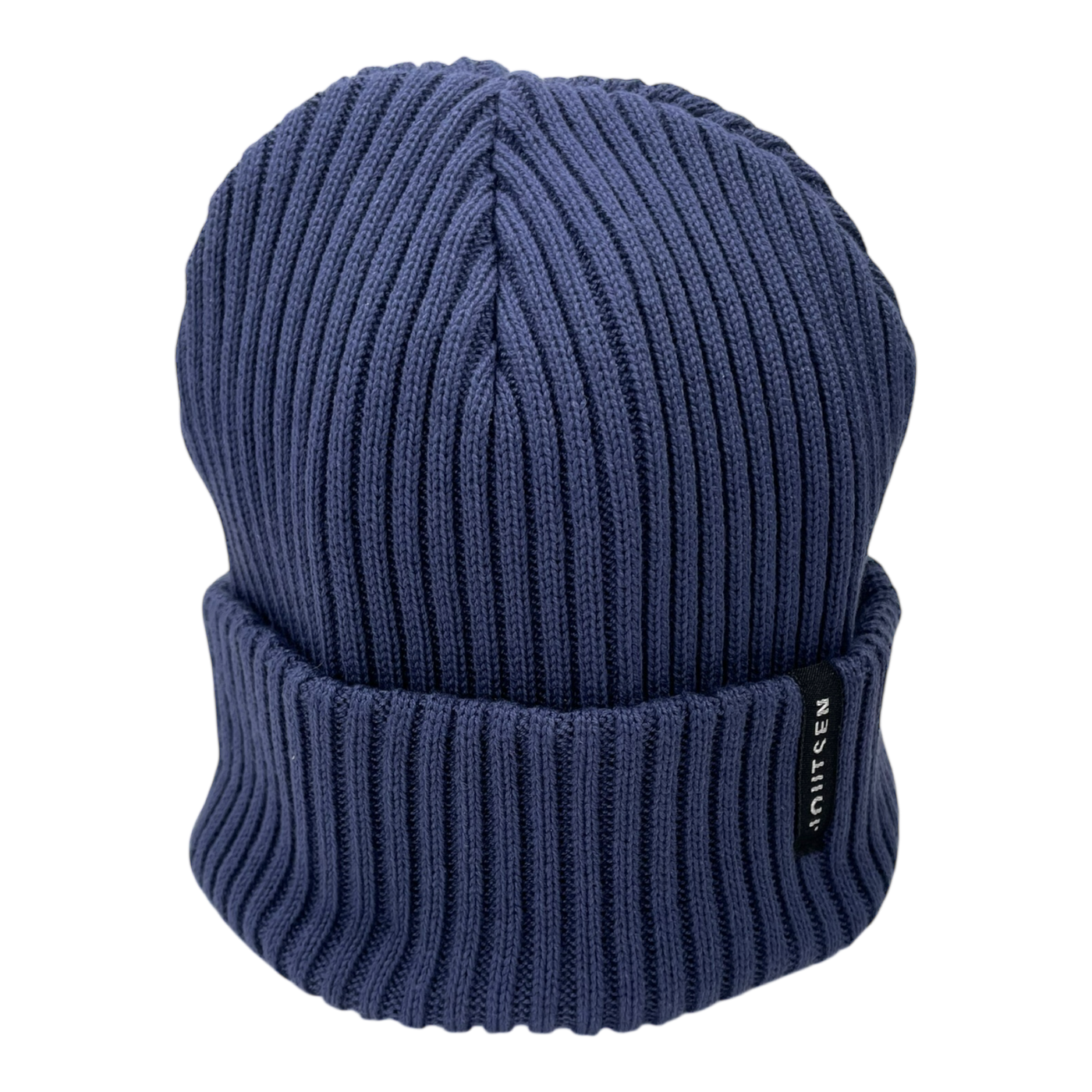 Joutsen knitted cotton beanie, blue | woman onesize