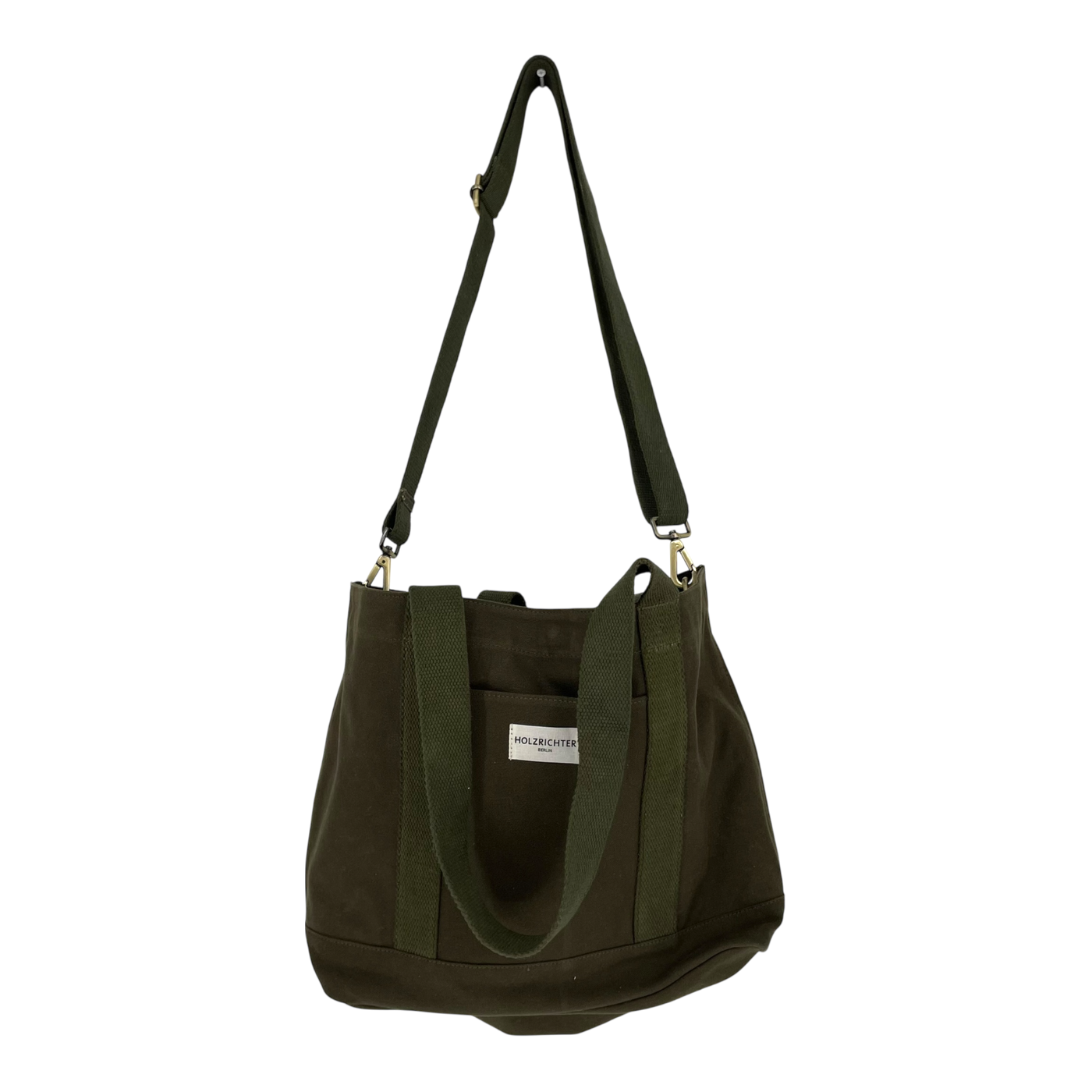 Holzrichter shopper tote bag, hunter green
