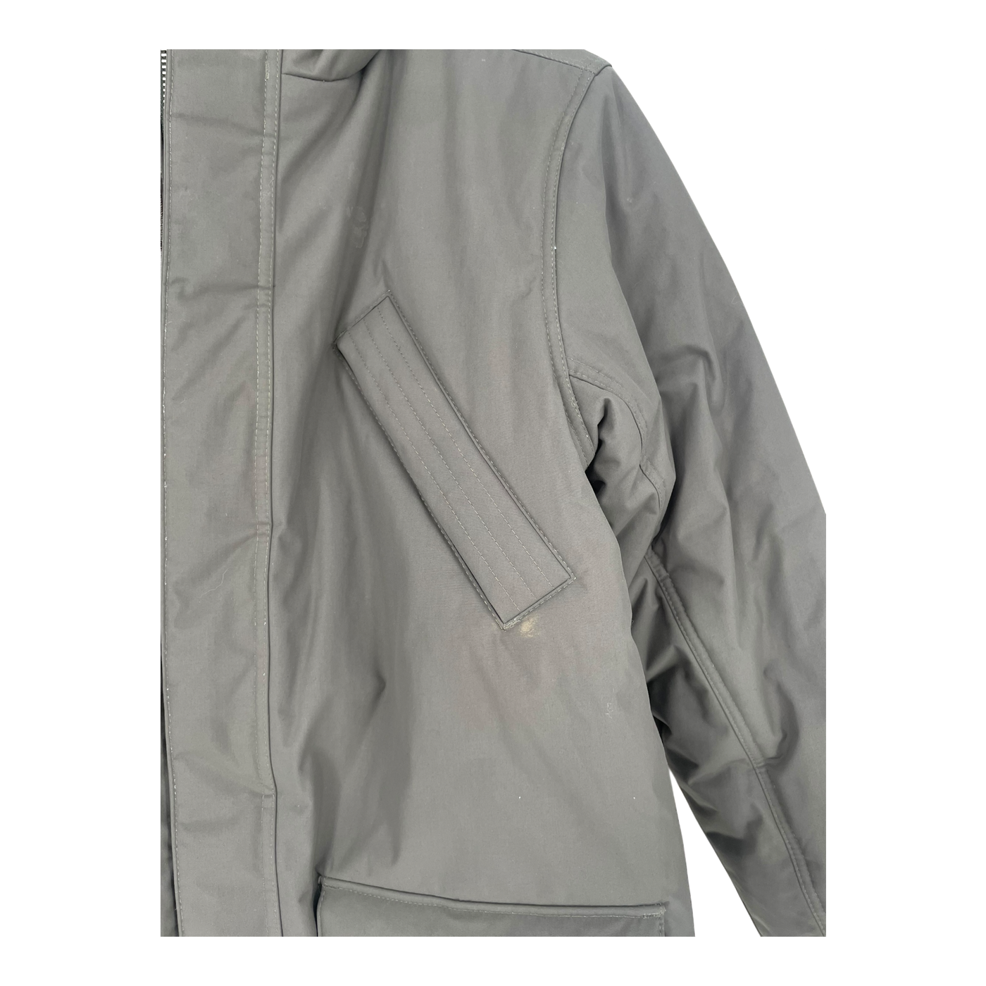 Embassy of Bricks and Logs parka, dark olive | unisex M
