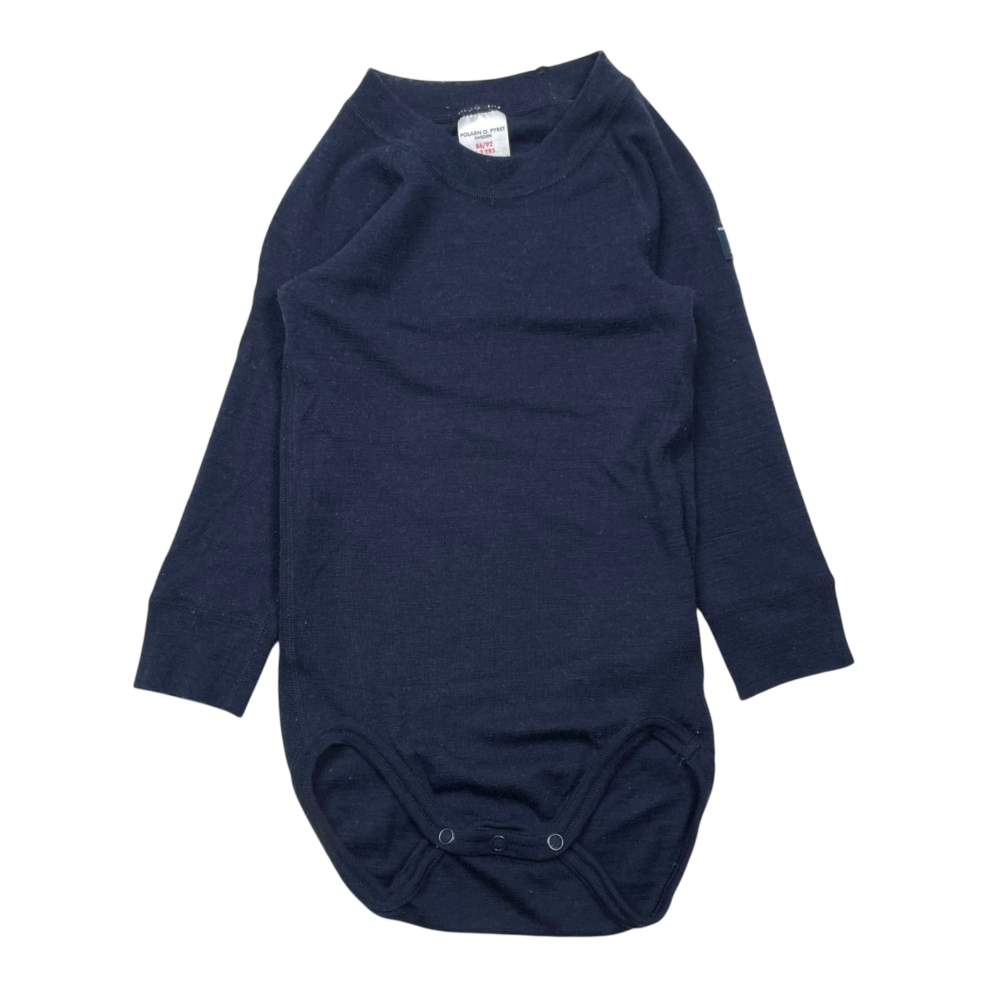 Polarn O. Pyret wool body, midnight blue | 86/92cm