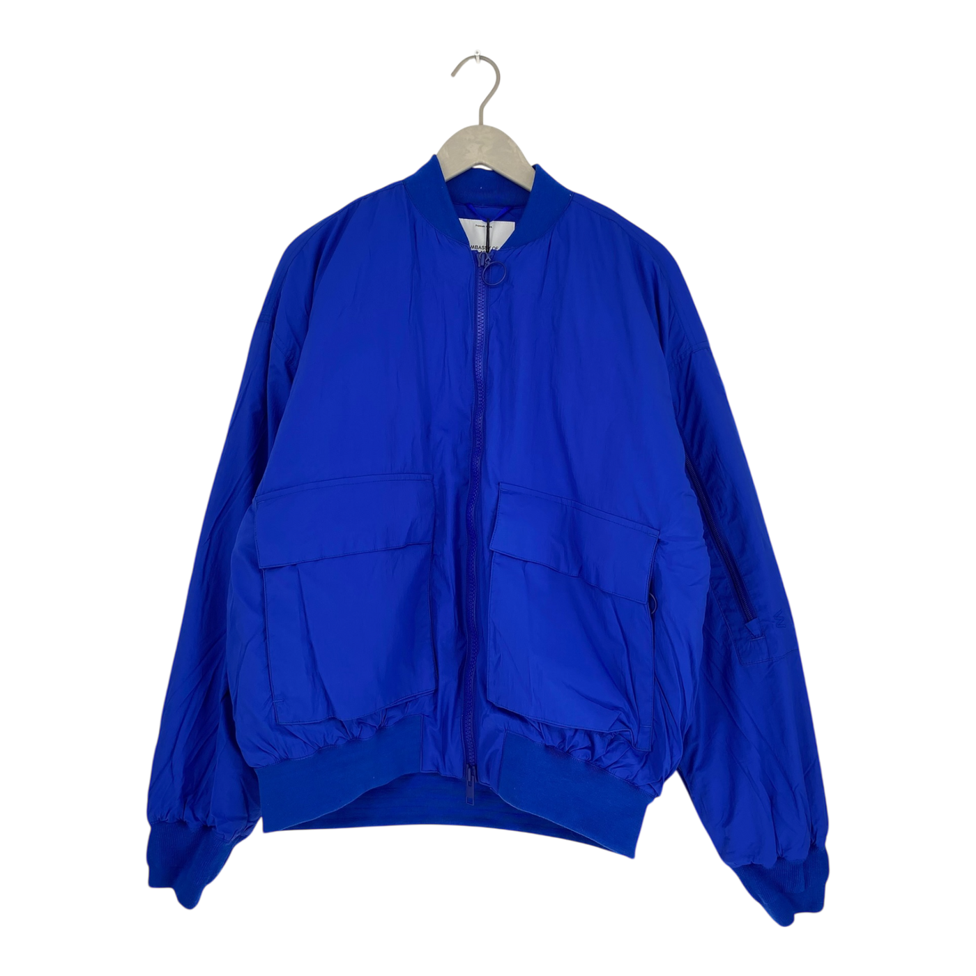 Embassy of Bricks and Logs bansar bomber jacket, blue | unisex L