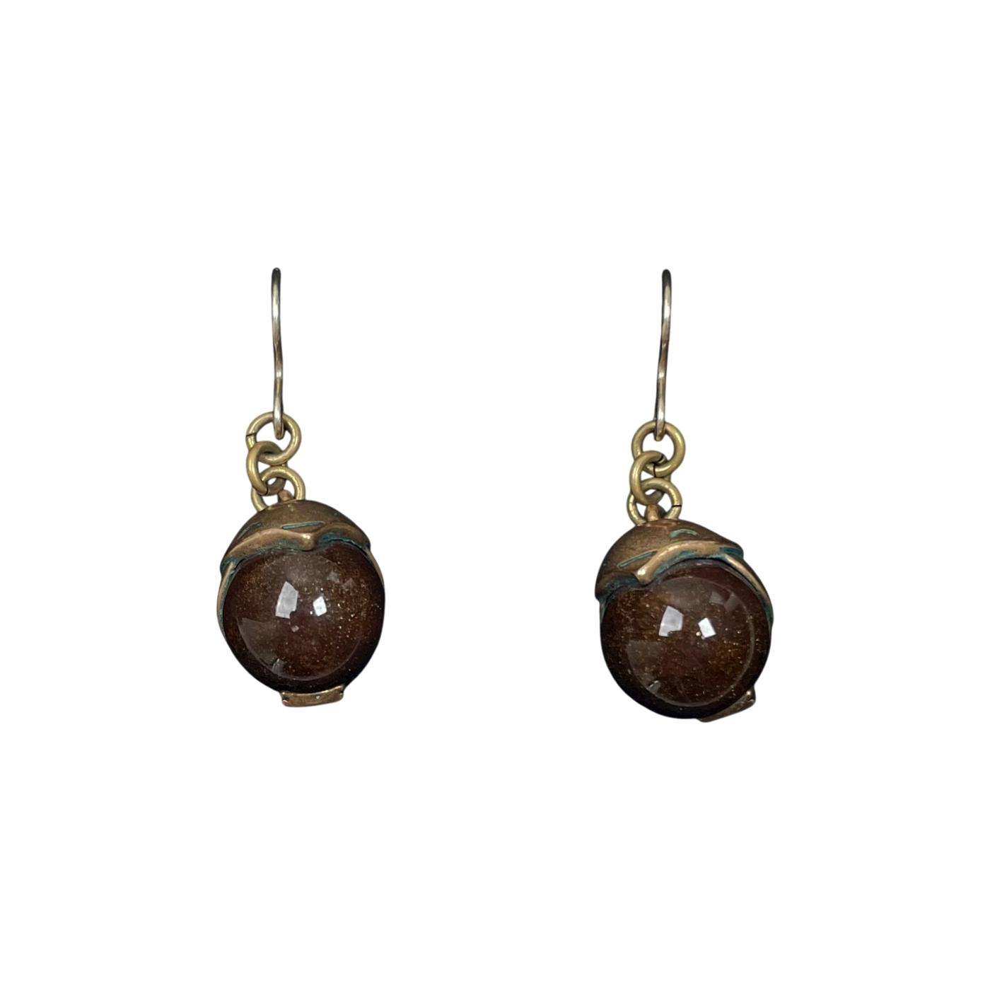 Kalevala Koru tintti earrings, bronze