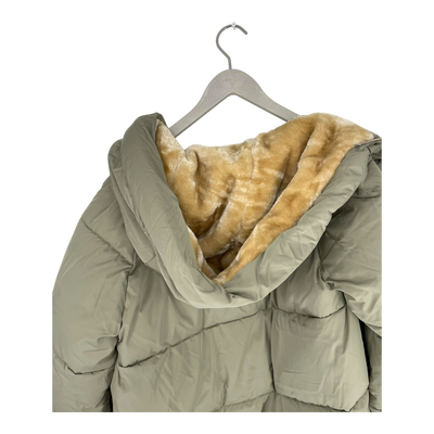 Embassy of Bricks and Logs Lyndon puffer jacket, pale olive | woman S
