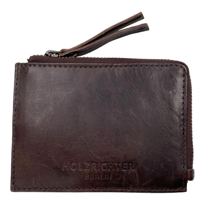 Holzrichter leather wallet, cocoa brown