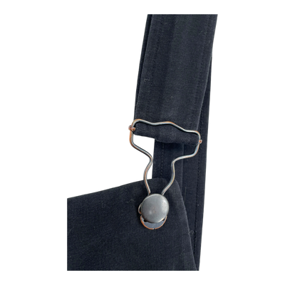 Kaiko everyday dungarees, black | woman L