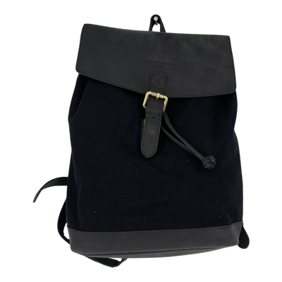 Holzrichter canvas backpack, black