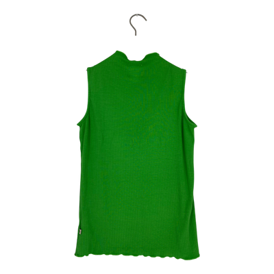 Kaiko rib top, lime green | woman M