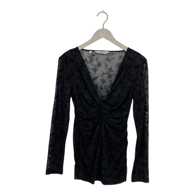 Soft Rebels lace shirt, black | woman S