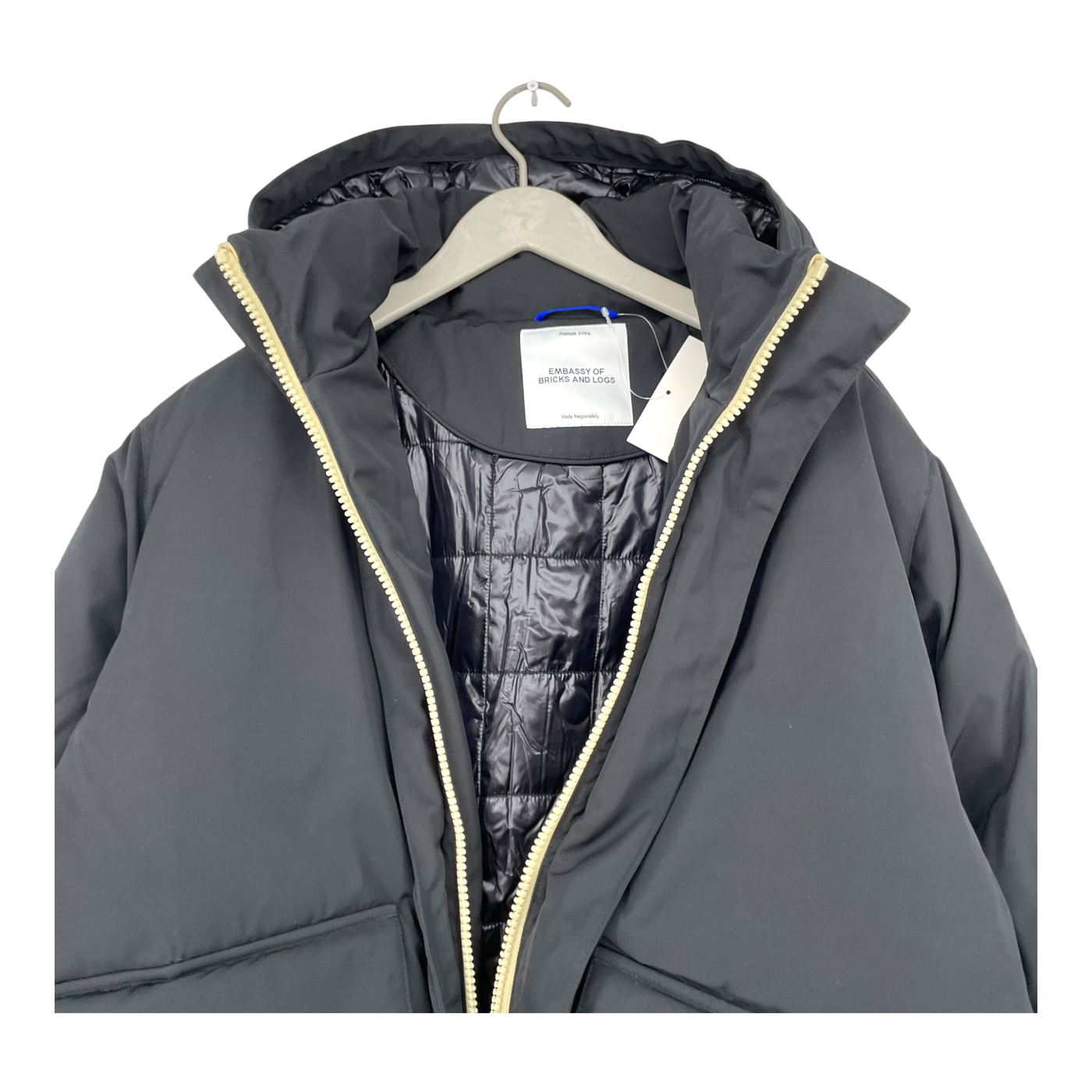 Embassy of Bricks and Logs hardwick jacket, black | unisex L