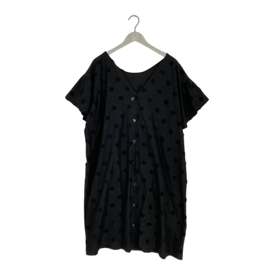 Aarre aida dress, black big dot | woman XL