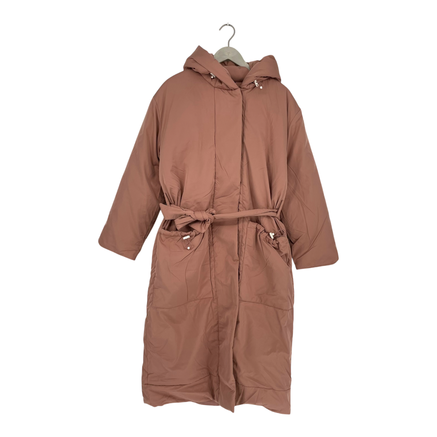 Embassy of Bricks and Logs flin flon puffer coat, salmon pink | woman S
