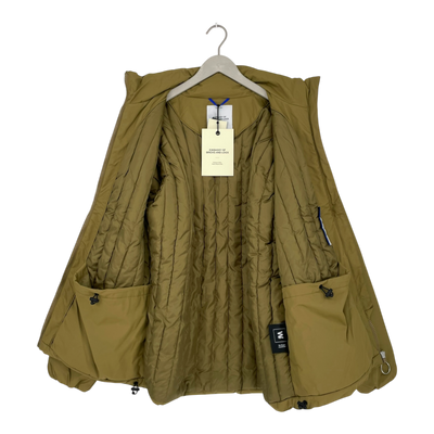 Embassy of Bricks and Logs bushwick puffer jacket, golden leaf | unisex L