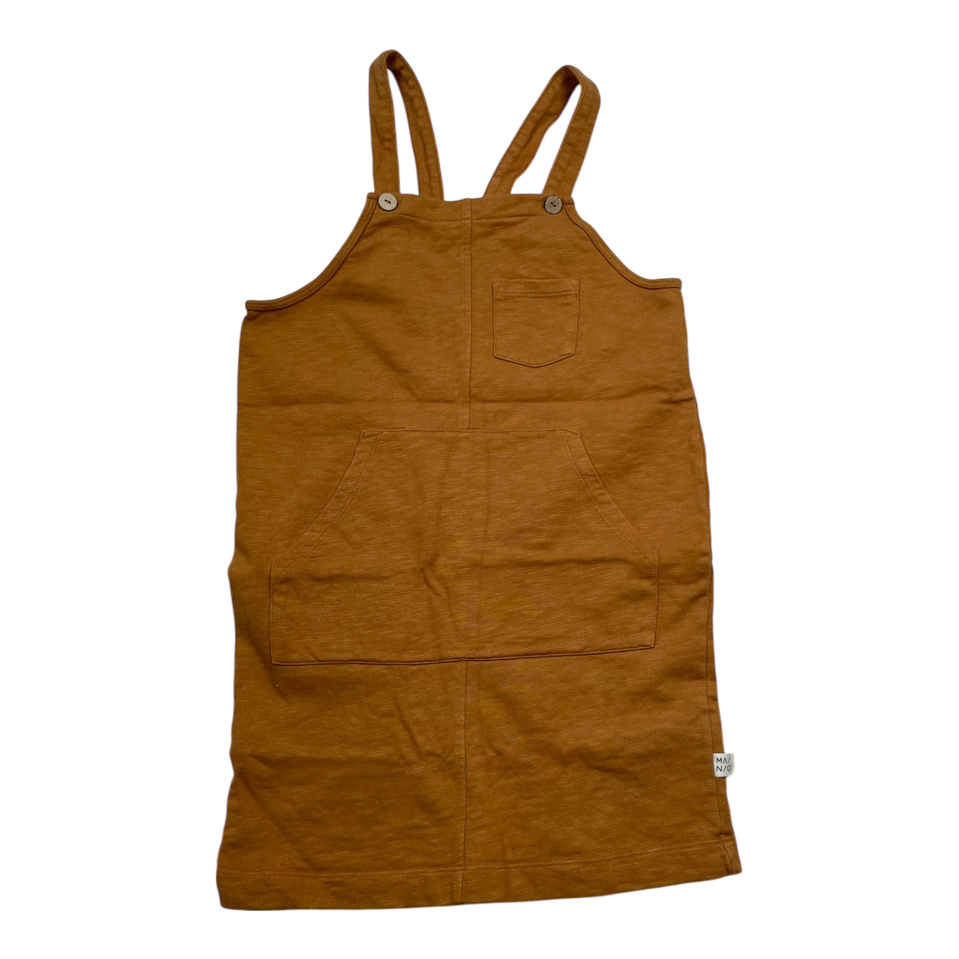 Mainio pocket dress, brown | 122/128cm