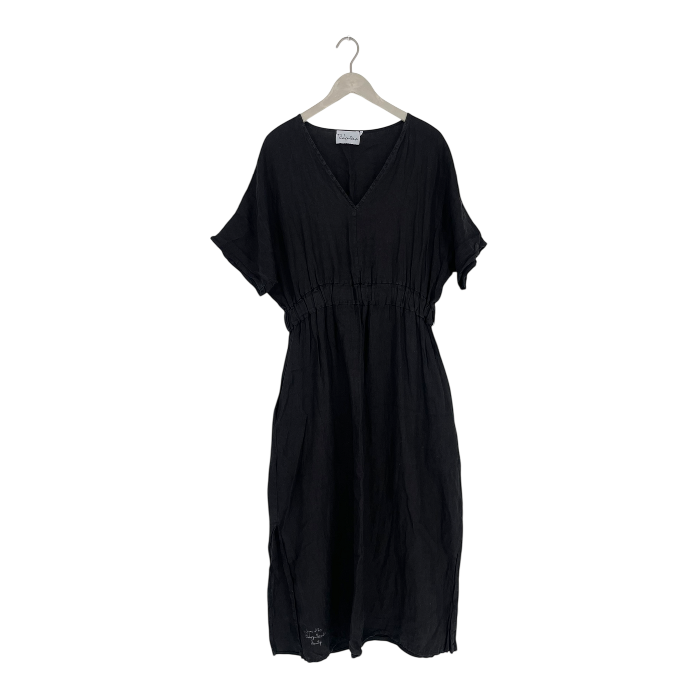 Bypias bohemiana linen dress, black | woman L