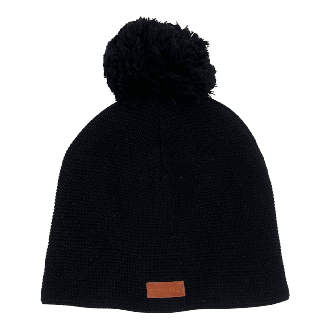 Metsola knit cotton beanie, black | adult onesize