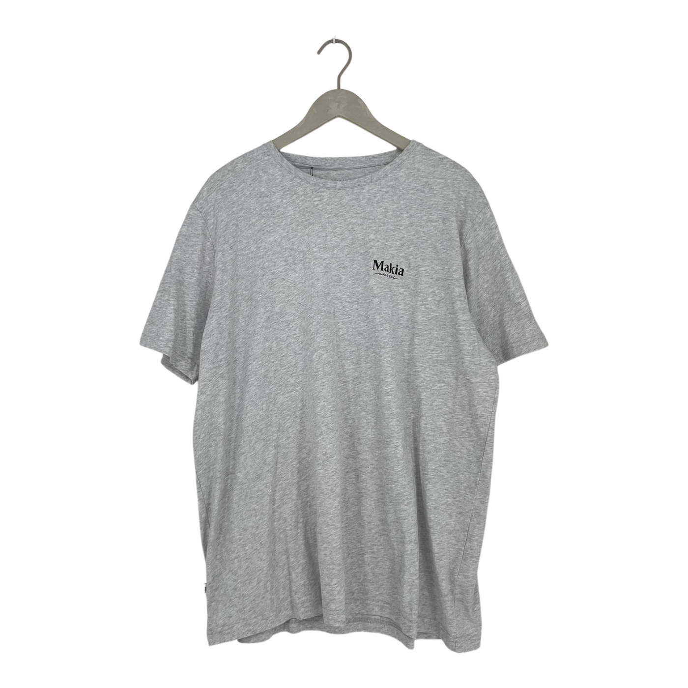Makia plug t-shirt, grey | man XXL