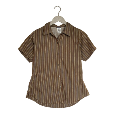 The North Face button-up shirt, stripe | woman M