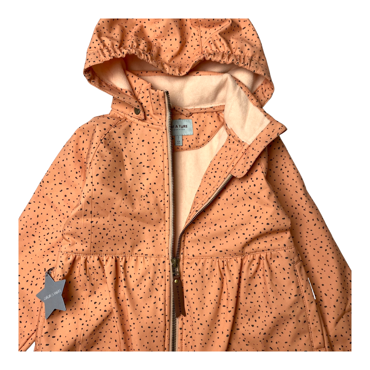 Mini A Ture briddi softshell jacket, dusty coral | 104cm