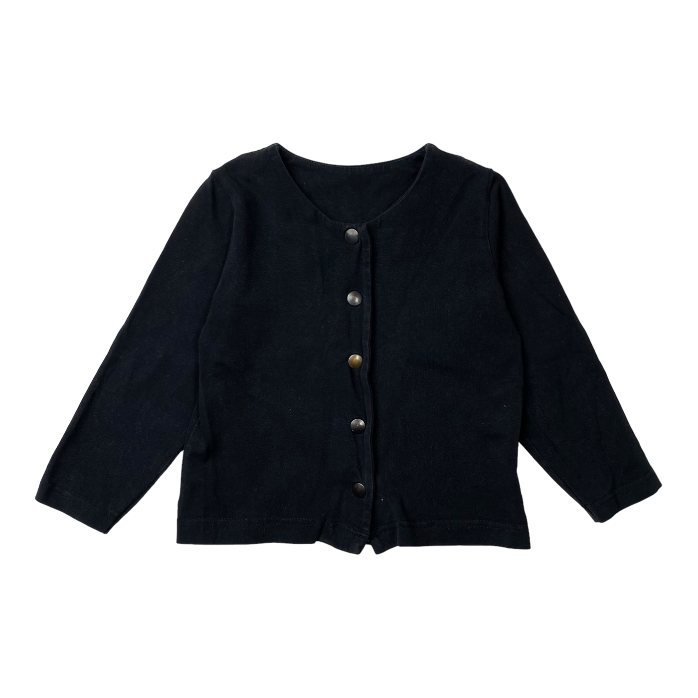 Kaiko button shirt, black | 86/92cm