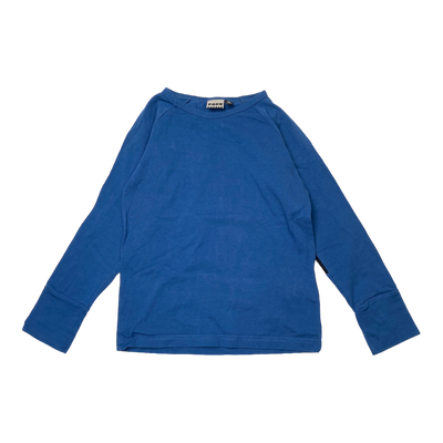 Papu patch shirt, royal blue | 110/116cm