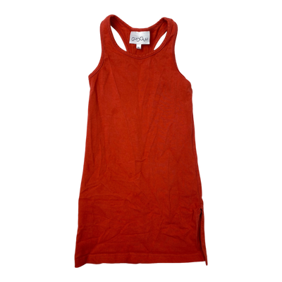 Gugguu sleevles dress, red | 80cm