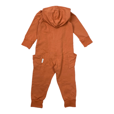 Gugguu sweat jumpsuit, orange | 92cm