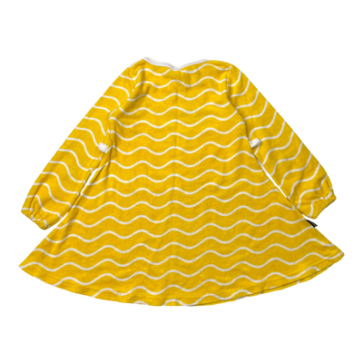 Metsola terry dress, yellow | 116cm