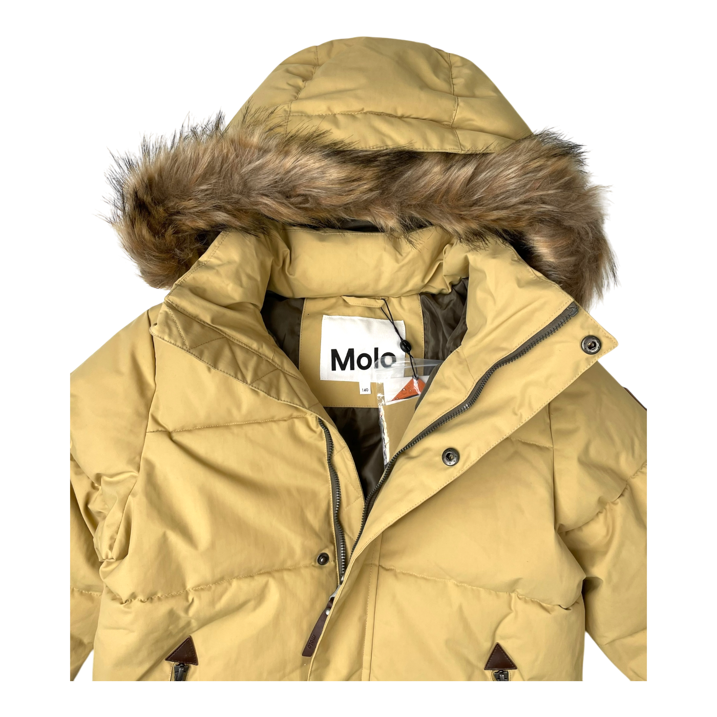 Molo herbert winter jacket, yellow | 140cm