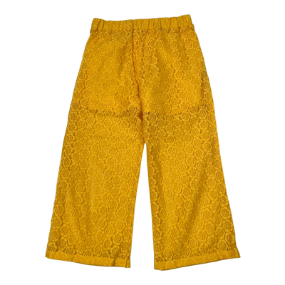 Mini Rodini lace pants, amber | 116/122cm