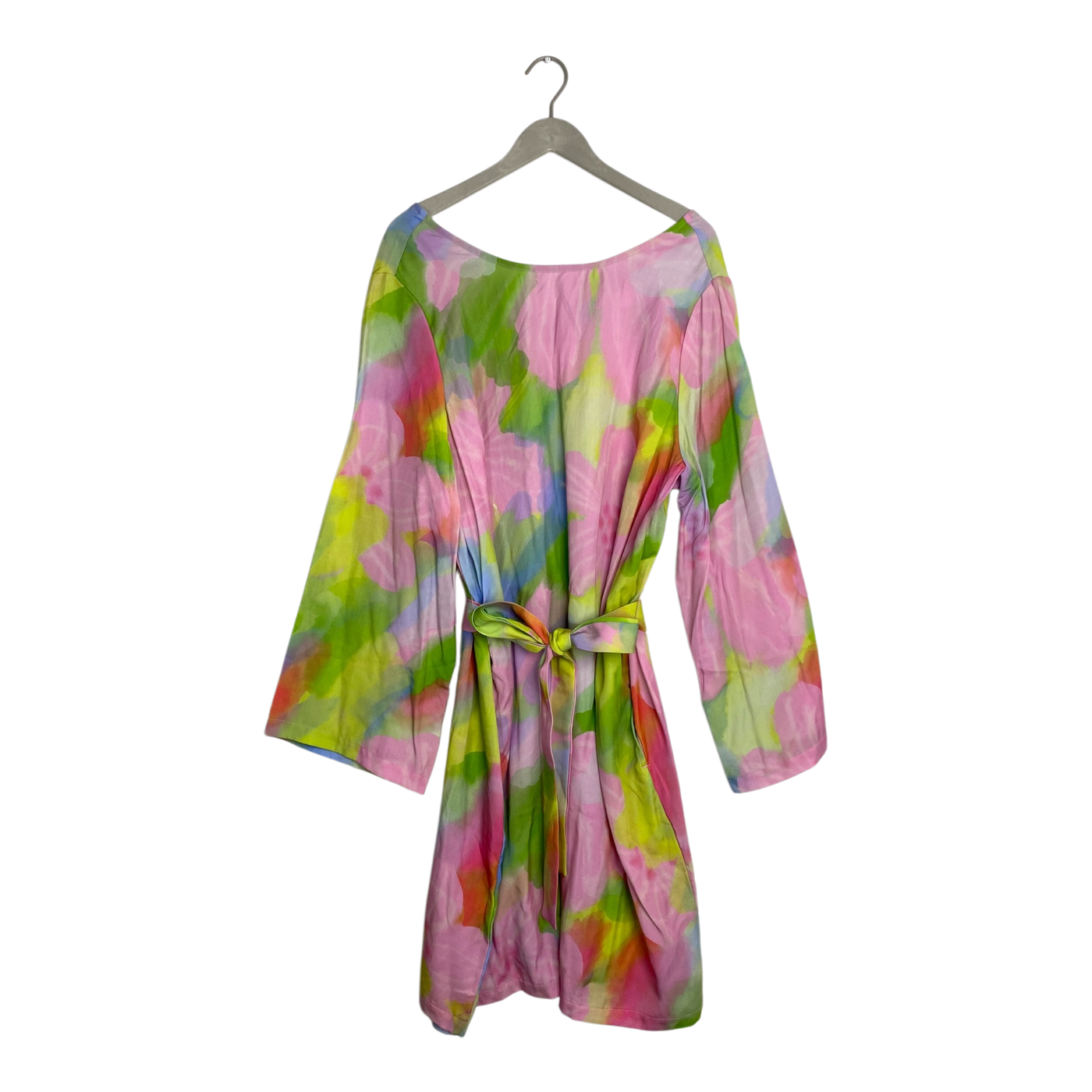 Mainio woven dress, pink bloom | woman XXL