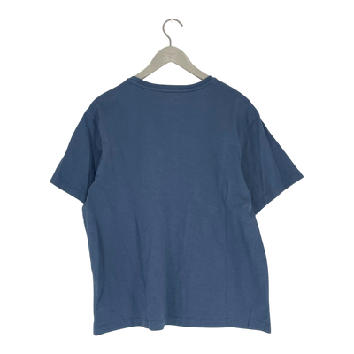 Varg cotton t-shirt, powder blue | woman XL