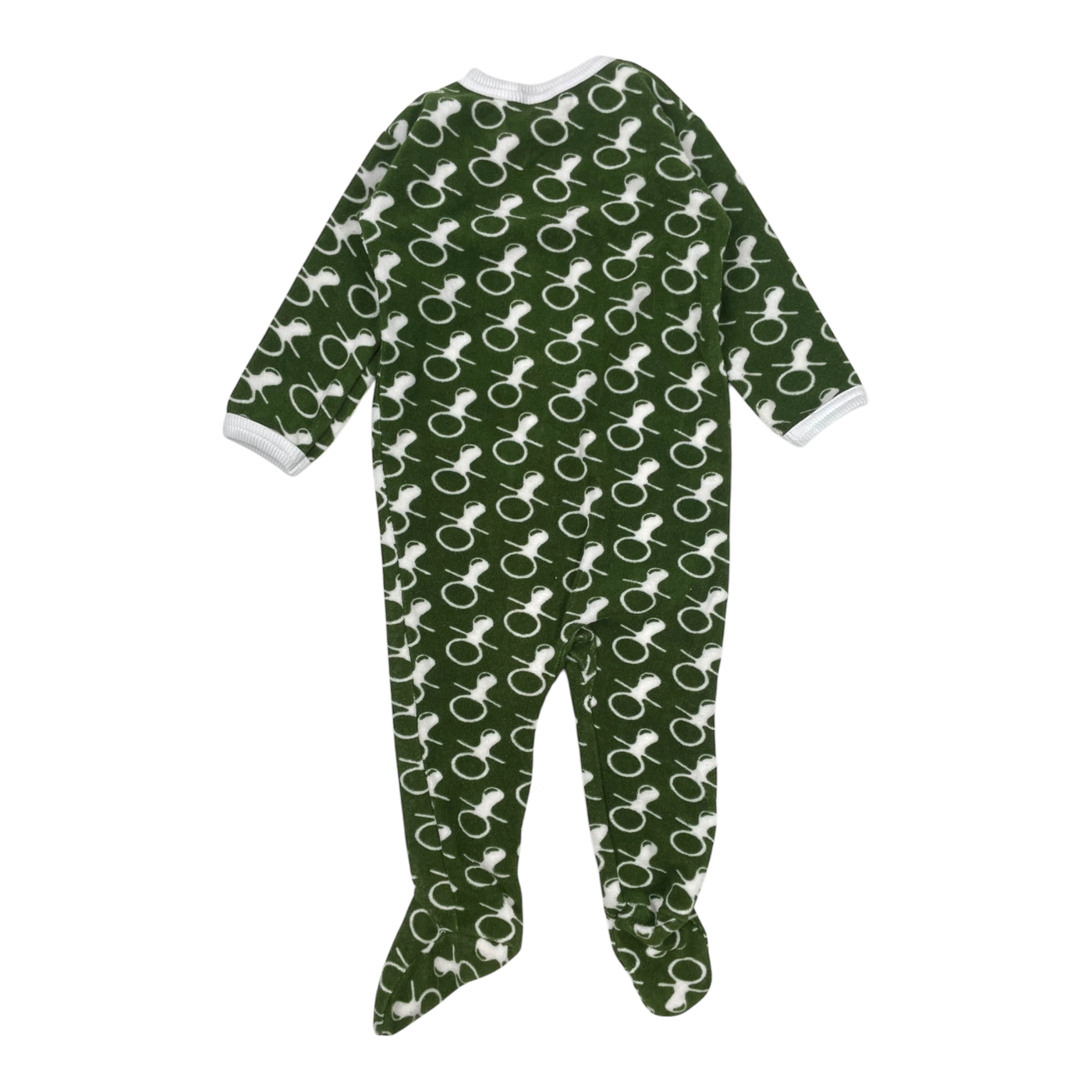 Metsola terry jumpsuit, green pacifier | 68cm
