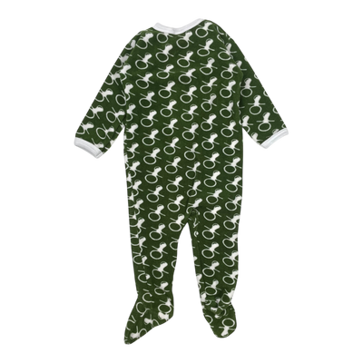 Metsola terry jumpsuit, green pacifier | 68cm