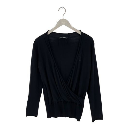 Filippa K merino blouse, black | woman XL
